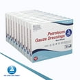 thumbnail image 5 of Dynarex Petroleum Gauze Dressings, 3" x 9", Sterile & Latex-Free, Non-Adherent Gauze Impregnated by Petroleum Jelly for Wound Care, Single Pouches, 1 Case of 120 (10 Boxes of 12), 5 of 6