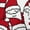 Santa Claus Red, variant on DYMADE Womens Christmas Workout Leggings Footless Fun Graphic Printed Cute Patterns Skinny Pants