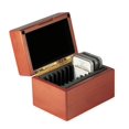 thumbnail image 4 of Caja de almacenamiento para monedas Guardhouse acabado teca para 10 monedas, 4 of 8
