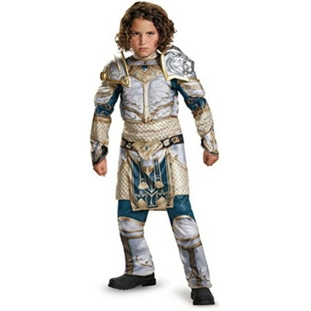 Disguise King Llane Classic Muscle Warcraft Legendary Costume, X-Large/14-16