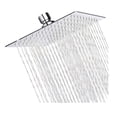 thumbnail image 1 of Regadera Cuadrada Hidroflud  Estilo Lluvia Plateada Cromada Acero Inoxidable Griferia Convencional, 1 of 1