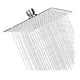 thumbnail image 1 of Regadera Cuadrada Hidroflud  Estilo Lluvia Plateada Cromada Acero Inoxidable Griferia Convencional, 1 of 1