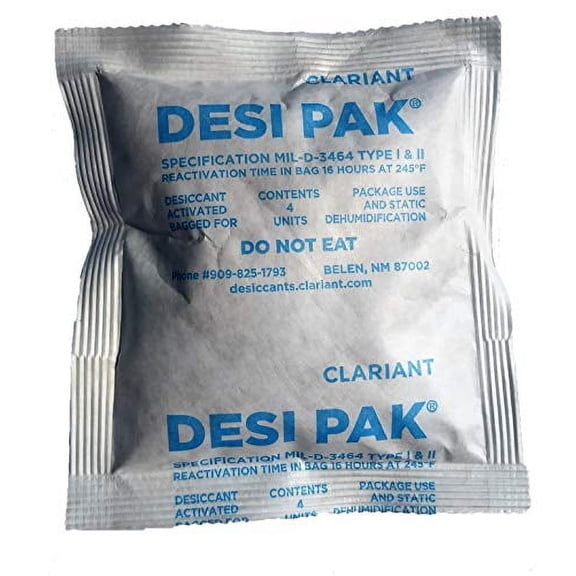 Desiccant for Industrial Enclosures - DESI PAK 4-Unit Size x 48 Packs (5 oz ea)$$Office