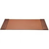 Brown Crocodile Embossed 25.5 x 17.25 Side-Rail Desk Pad