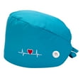 thumbnail image 2 of Gorras s estampadas de Gorro de turbante Gorro de fregado con banda para el sudor para mujeres Hombres, Azul Baoblaze gorras de mujer, 2 of 7