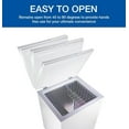 thumbnail image 2 of Koolatron KTCF99 3.5 Cubic Foot (99 Liters) Chest Freezer with Adjustable Thermostat, 2 of 9