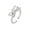 White Gold Color (Aj312), variant on Women 925 Sterling Silver Butterfly Cubic Zirconia Thumb Ring Stress Anxiety Rings Women's Jewelry Lady Birthday Mother's Day Gifts