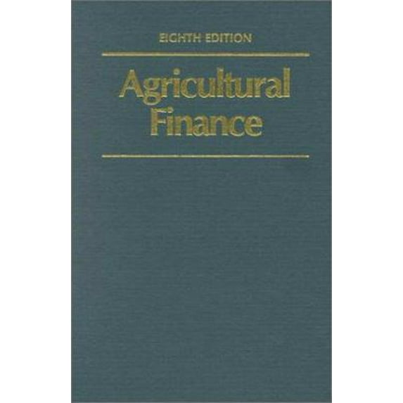 Pre-Owned Agricultural Finance (Hardcover) 081380051X 9780813800516