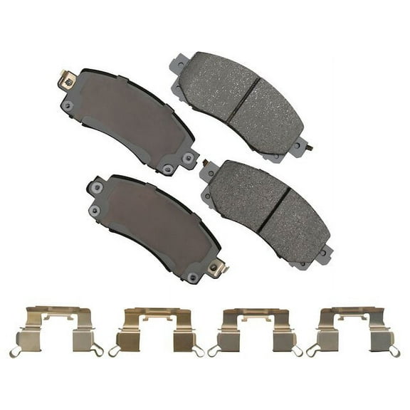 Front Brake Pad Set - Compatible with 2018 - 2022 Subaru Crosstrek 2019 2020 2021