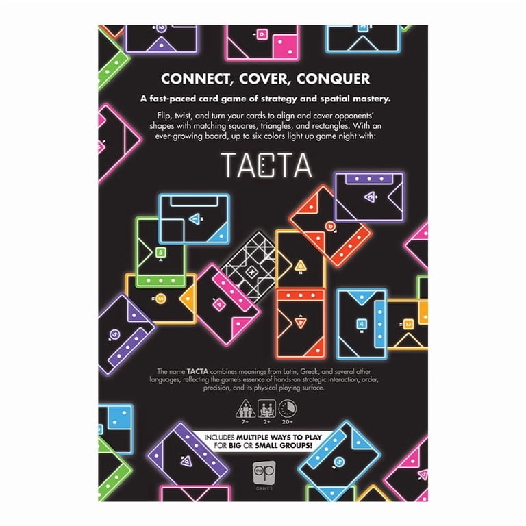 USAopoly TACTA Card Game Strategic Shapes Colors Board Game