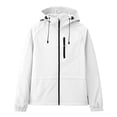 thumbnail image 4 of Vestes pour Femmes, Veste de Ski Coupe-Vent Imperméable Réfléchissante à Rayures Isolée Doublée avec Fermeture Éclair, Veste pour Femmes, 4 of 9