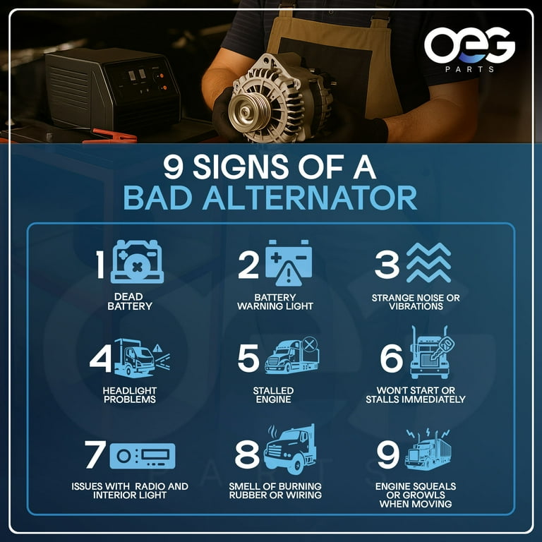 Hitachi Alternator for Isuzu 4HE1, 4HF1, 4HK1 Engines (1994