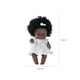 thumbnail image 4 of Muñeca negra de 14 pulgadas, completamente esmaltada, títere, cabeza explosiva, muñeca esmaltada, juguete para niña, regalo de cumpleaños infantil, regalo de Navidad., 4 of 7