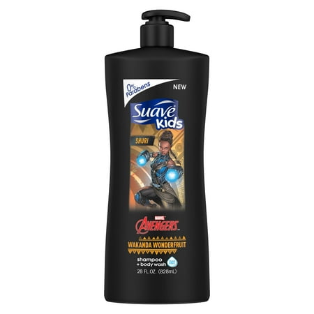 Suave Kids Shuri Wakanda Wonderfruit 3in1 Shampoo Conditioner Body Wash, 28 oz