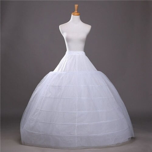 Ball Gown Petticoats for Elastic Dresses 6 Hoops A Third Wedding Dress Petticoat Crinoline Wedding Accessories 2016