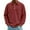 Red, variant on Generic Mens Henley Corduroy Shirts Casual Long Sleeve Button Down Shirt Loose Fit Business Pullover Sweatshirts with Pocket