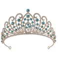 thumbnail image 1 of MasteelfCA Wedding Bride Crown Bridal Rhinestone Crown Birthday Party Tiara Wedding Hair Accessory, 1 of 7