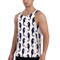 thumbnail image 2 of Haiem Seahorses and Hearts Men Workout Tank Top Gym Bodybuilding Sleeveless Muscle T Shirts Athletic Tank Breathable Workout Shirt-3X-Large, 2 of 8