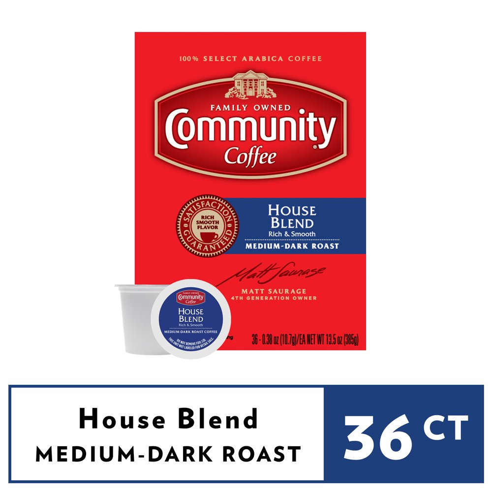 Community® Coffee House Blend MediumDark Roast Coffee SingleServe