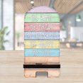 thumbnail image 3 of Be Kind, Be Brave…. Cell Phone Stand Family Decor | Wood Mobile Tablet Holder Charging Station Organizer - 892070, 3 of 11