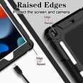 thumbnail image 4 of SUPNICE Case for iPad 11-inch (A16) 2025 / iPad 10th Generation 2022(10.9 inch) with Pencil Holder & Kickstand,Shockproof Anti-Slip Protective Case for New Apple iPad 11/10.9 Inch,Black, 4 of 7