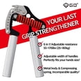 thumbnail image 2 of GD Iron Grip Hand Grip Strengthener (Adjustable Hand Grips for Strength Training) Wrist and Forearm Strength Trainer, 2 of 5