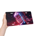 thumbnail image 4 of Tengen Uzui License Plate, Car Front License Plates With 4 Holes, Metal Car Plate,Aluminum Novelty License Plate, 6 * 12 Inches, 4 of 7
