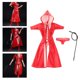 thumbnail image 3 of 2 Unidades 1: 6 Accesorios para Figuras Femeninas Gabardina Ropa Interior Paño de DIY Rojo Sunnimix Figura de acción Abrigo de viento, 3 of 8