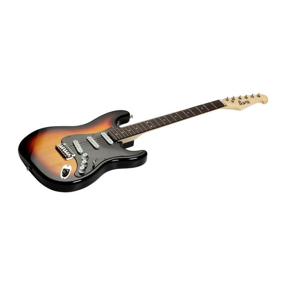 Indio by Monoprice Cali Classic Electric Guitar with Gig Bag, Sunburst