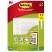 Command Strips, 24 Pairs, White