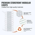 thumbnail image 6 of VEVOR 200PCS LED Storefront Lights, 103 ft DC 12V, LED Module Lights, 2835 SMD 3-LED 1.5W Window Lights with Tape Adhesive Backside, for Business Store Window Advertising Letter Signs, 6 of 9