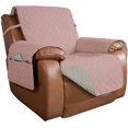 thumbnail image 1 of Housse de Sofa Inclinable Surdimensionnée Matelassée Réversible, Protecteur de Meuble Résistant à l'Eau, Housse de Canapé Lavable avec Sangles Élastiques pour Enfants, Chiens, Animaux (Fauteuil Inclinable Surdimensionné, Rose/beige), 1 of 7