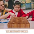 thumbnail image 3 of PAMINGONO Portable Wooden Phone Organizer Rack with Stable Base for Classroom Or Meeting Use, 3 of 6