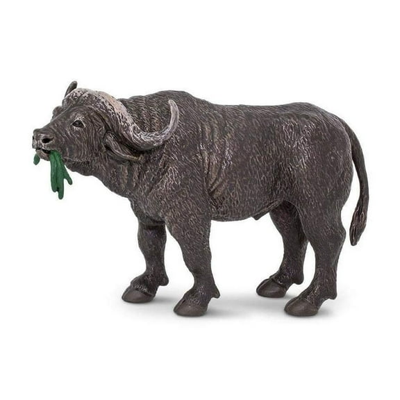 Safari Ltd. Cape Buffalo Figurine - Lifelike 5" Model Figure - Educational Toy for Boys, Girls, and Kids Ages 3 