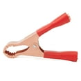 thumbnail image 2 of Copper Plated Alligator Battery Charger Clips For Jump Starter Red Black 2pcs, 2 of 11