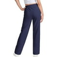 thumbnail image 6 of Kids Girls Sweatpants Straight Leg Athletic Jogger Pants with Pockets Classic Fit Girls Navy Sweatpants Girl School Sweatpants Kids Clothes for Teen Girls 7-8 years, 6 of 7