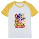 thumbnail image 3 of Nueva camiseta de dibujos animados linda de verano para niños, Sonic 2, camiseta estampada de manga corta para niñas, camiseta de algodón Sonic de manga corta, 3 of 5