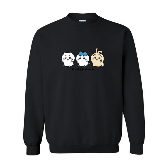 Chiikawa Trio Cute Japanese Pastel Anime Cartoon Fans Sweatshirt