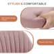 thumbnail image 4 of Silla de oficina DUMOS Comfy Rolling Swivel Task Blush, 4 of 8