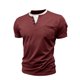 thumbnail image 5 of Tops para hombre, blusas y camisas de manga corta y cuello redondo para hombre. Jersey informal de dos piezas con bolsillo y cuello redondo de doble capa y manga corta de color liso a la moda para hom, 5 of 8