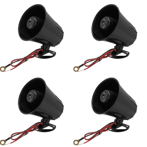 Sirena Alarma Advertencia 125dB Universal para Camión Barco Tractor 24V