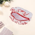 thumbnail image 3 of Unique Bargains 1 Pc Lady Portable Make Up Organizer Case for Travel White Red Polyester, 3 of 5