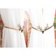 thumbnail image 4 of Abrazaderas para cortinas - Clips decorativos de cuerda para cortinas de ventana Ciervo dorado, 4 of 9
