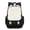 Black, variant on 18.5in Cute Cat Ear Color Block Student Backpack with Padded Laptop Compartment,Large Capacity Water Resistant Nylon Bookbag,Multi Pocket Daypack for School Sports Travel,Ideal Back to School Gift
