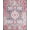 Rose Pink Grey Beige, Pattern 9, variant on ODIKA 8'x10' Washable Area Rug Mauve Rose Floral Medallion With Vintage Scroll Border And Trellis for King Size Bedroom Under Bed, Master Suite, Non-Shedding, Easy Care