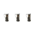 thumbnail image 4 of Transemion Stylish And Versatile Flower Vase Functional And Decorative Rustic Metal Milk Jug Metal Milk Jug Vase Iron Rustic Vase type 6 3Set, 4 of 6