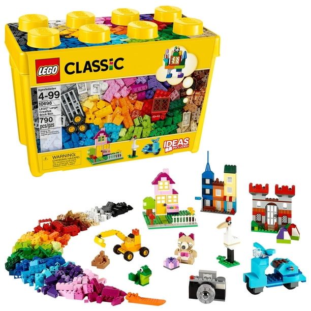 dans fles Medisch LEGO Classic Large Creative Brick Box 10698 Building Toy Set (790 pcs) -  Walmart.com