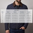 thumbnail image 3 of Xdegoge Mens Quilted Jacket with Corduroy Collar Lightweight Zip Up Coat Long Sleeve Fall Winter Casual Warm Outerwear with Pocket, 3 of 9