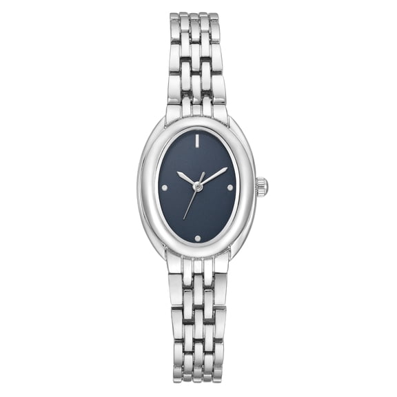 Time & Tru Women's Silver-Tone Wristwatch
