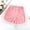 Watermelon Red, variant on Girls Shorts Loose Fit Yellow Shorts Elastic Biker Shorts 18-24 Months